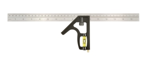 16" Heavy Duty Professional Inch/Metric Stainless Steel Combination Square